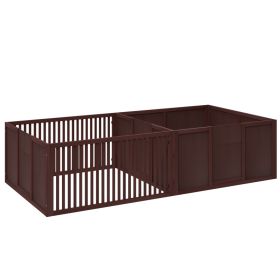 Whelping Box for Dogs Built for Motherâ€™s Comfort, Dog Whelping Pen with Removable Doors, Puppy Playpen for Indoors, Newborn Puppy Supplies & Essenti