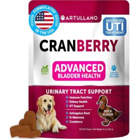Do Not Sell On Amazon Dog UTI Treatment Cranberry Supplement Bladder Control Urinary Tract Infection Incontinence Pill Bladder Stones UTI Medicine Tre